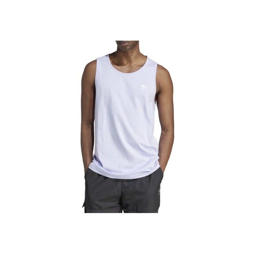 Adidas Mens Trefoil Essentials Tank Top Violet Tone Sz 2XL